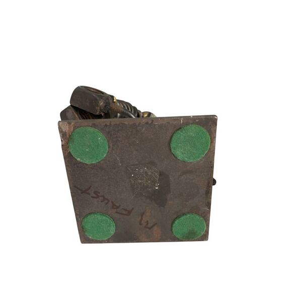 Welded Golf Art Sculpture Putt Putt Signed Christmas Gift Man Cave Scrap Metal - Picture 13 of 13